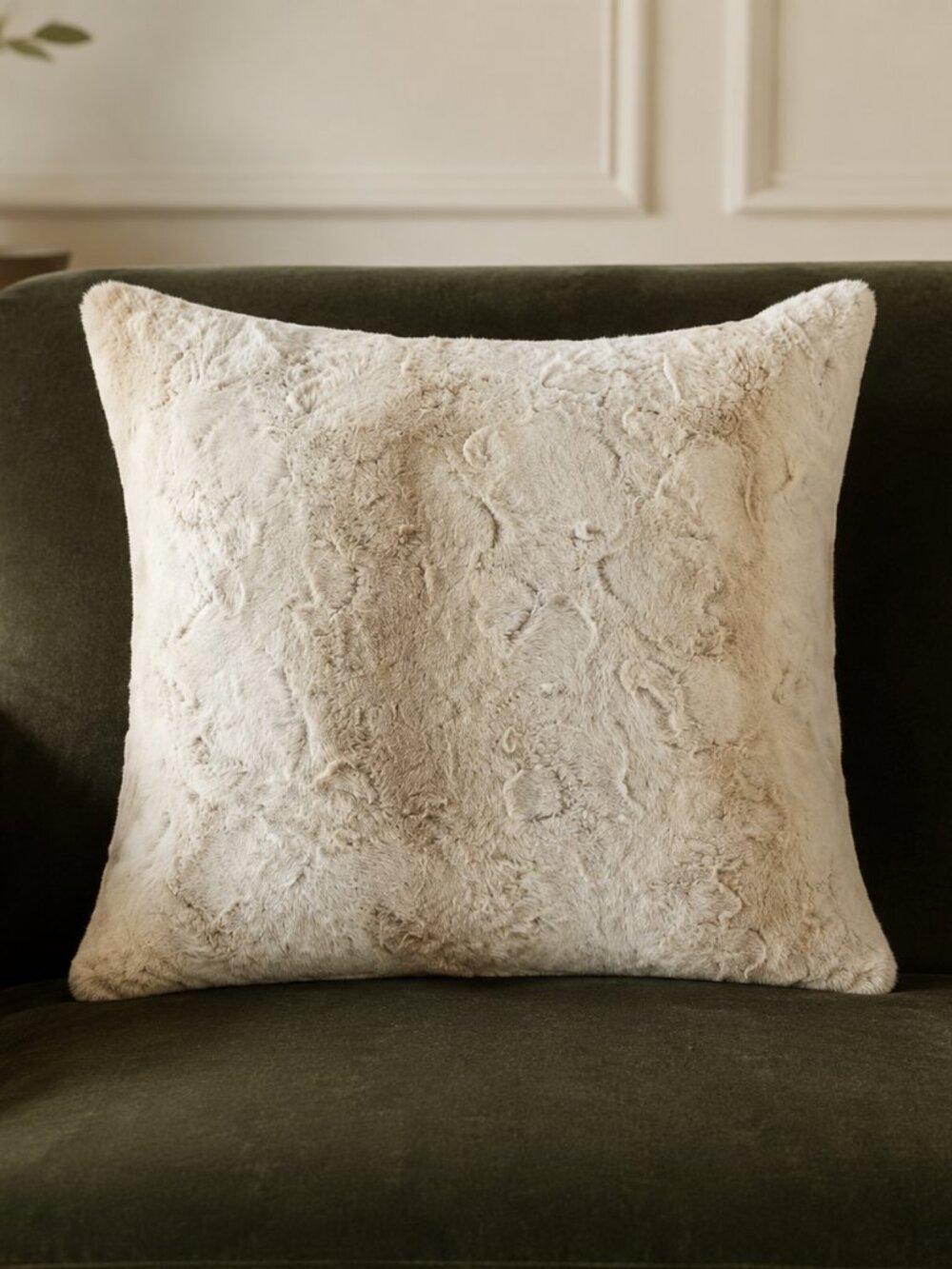 Marselle Sand 20 in. X 20 in. Throw Pillow